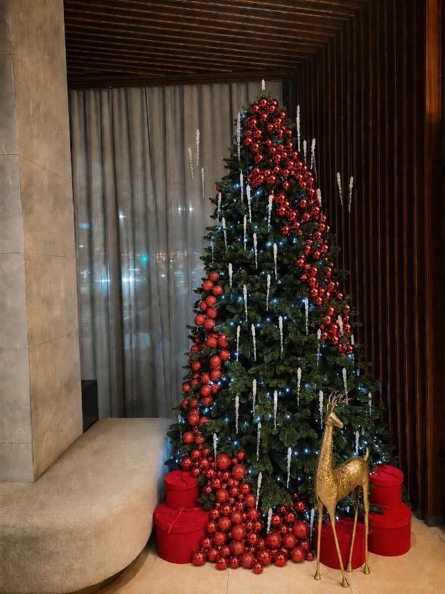 Le Express de Noël, Premium Plaza GTC, țurțuri de gheață
