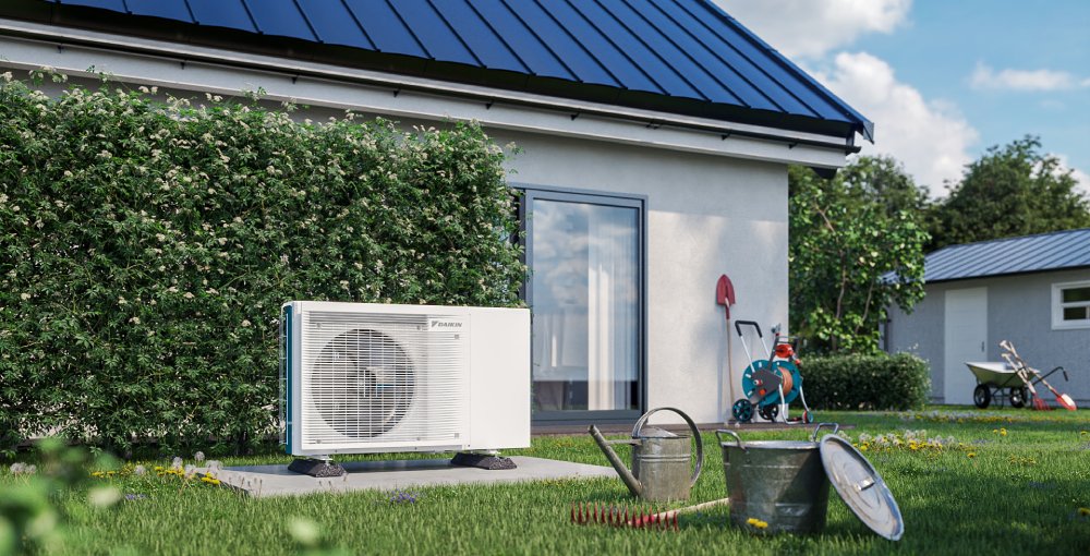 Pompă de căldură Daikin Altherma 3 M EDLA08EV3 8 kW monobloc — ambient exterior