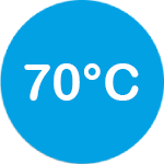 Temperatură agent termic până la 60°C