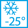 Funcționare până la -25°C