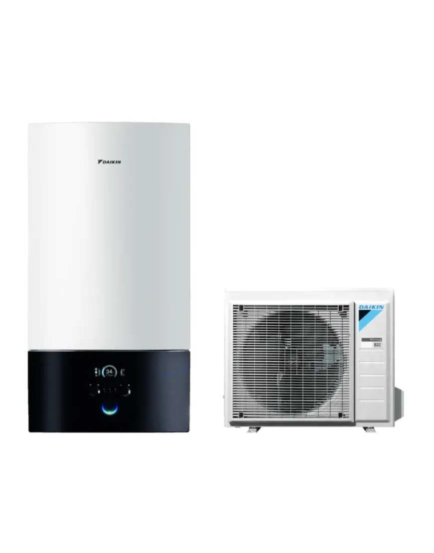 Pompă de căldură Daikin Altherma 3 R W EHBH08E9W ERGA08EV încălzire răcire refrigerant-split 8kW