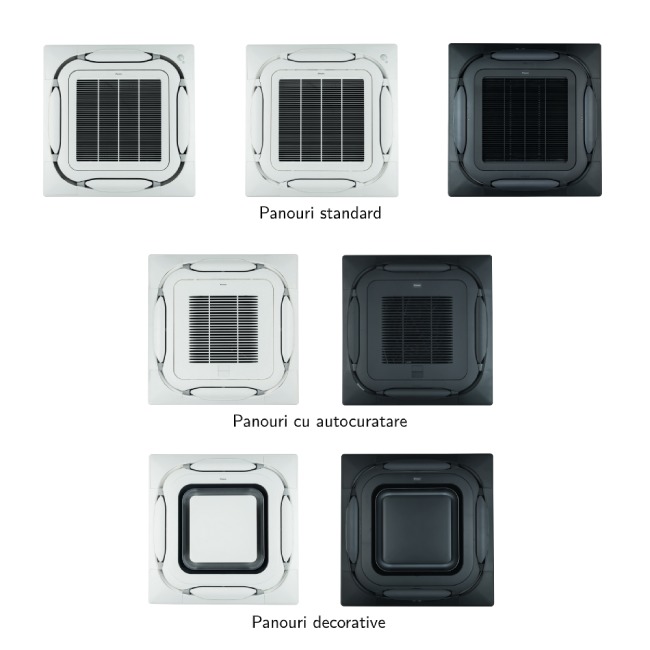 Daikin FCAG-B panouri standard autocuratare decorative 3 tipuri variante