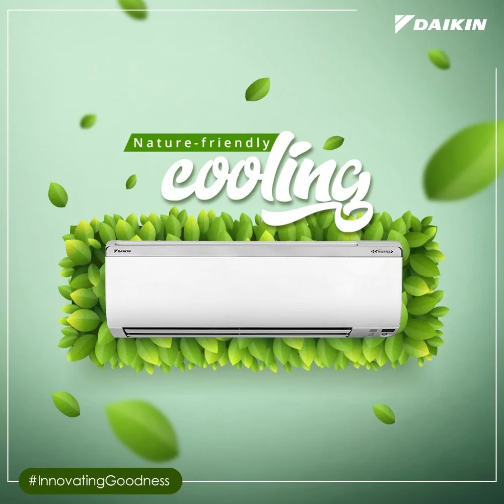 Daikin Nature friendly cooling R32 agent frigorific ecologic Bluevolution