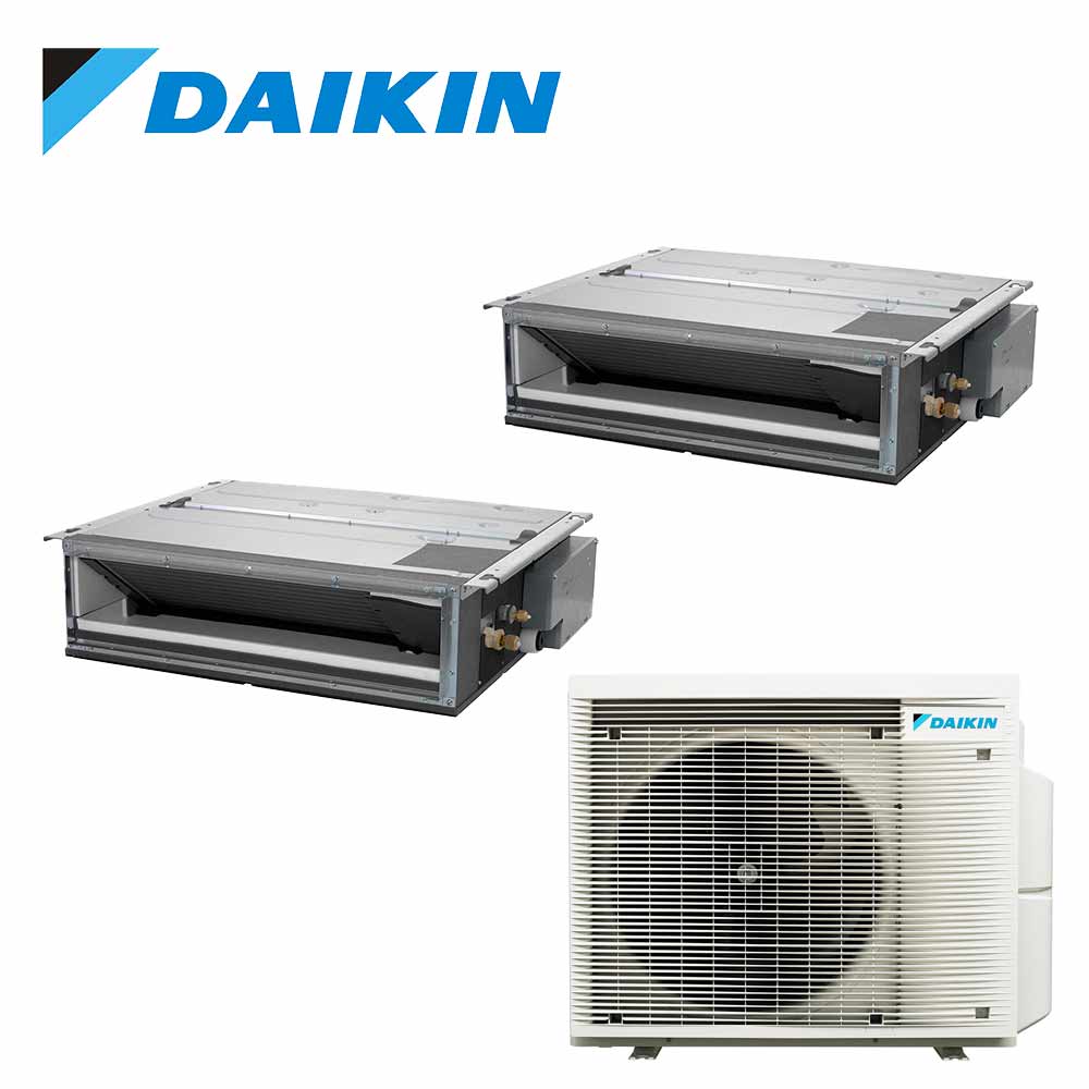Daikin FDXM duct 2 unitati interioare multi-split inverter R32 Bluevolution instalat tavan