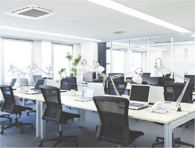 Unitate interna aer conditionat tip caseta Mitsubishi Electric PLA-ZM50EA ambient interior