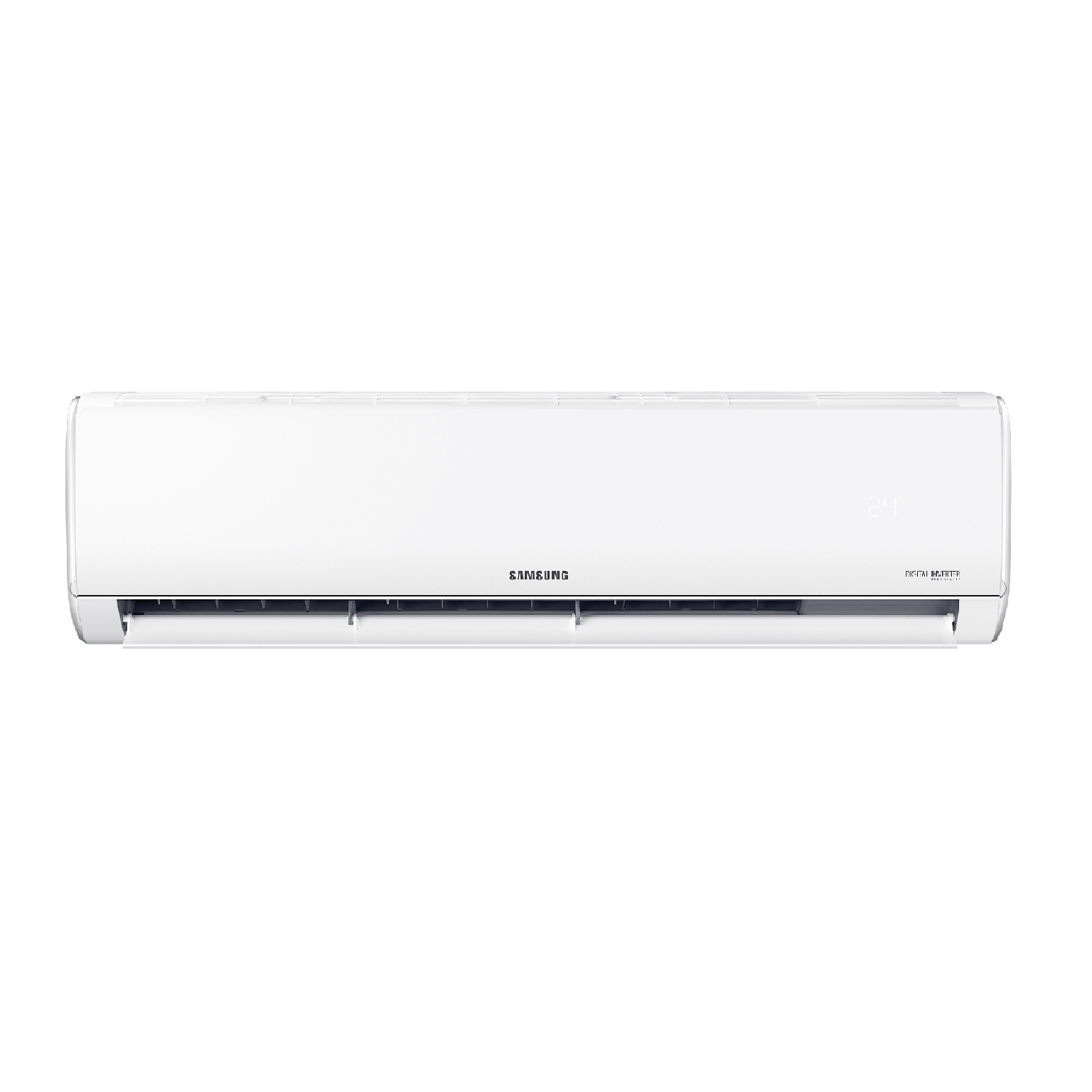 Samsung AR35 18000 BTU vedere frontală clapetă deschisă Digital Inverter