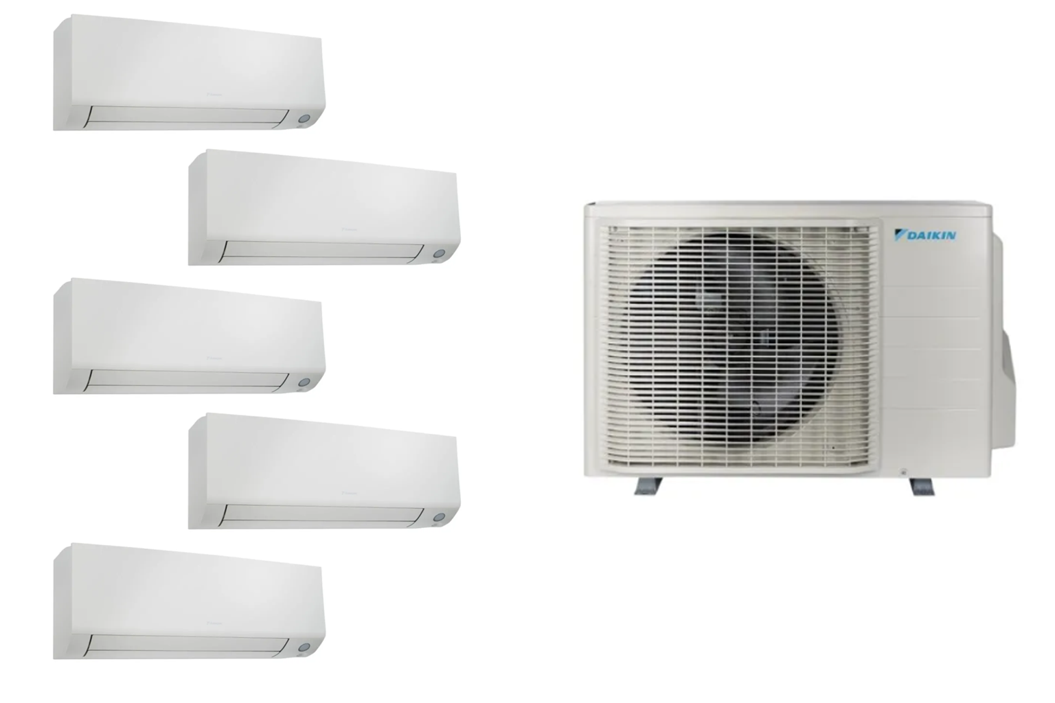 Multisplit Daikin Perfera 4× CTXM15A + FTXM35A + 5MXM90A Bluevolution