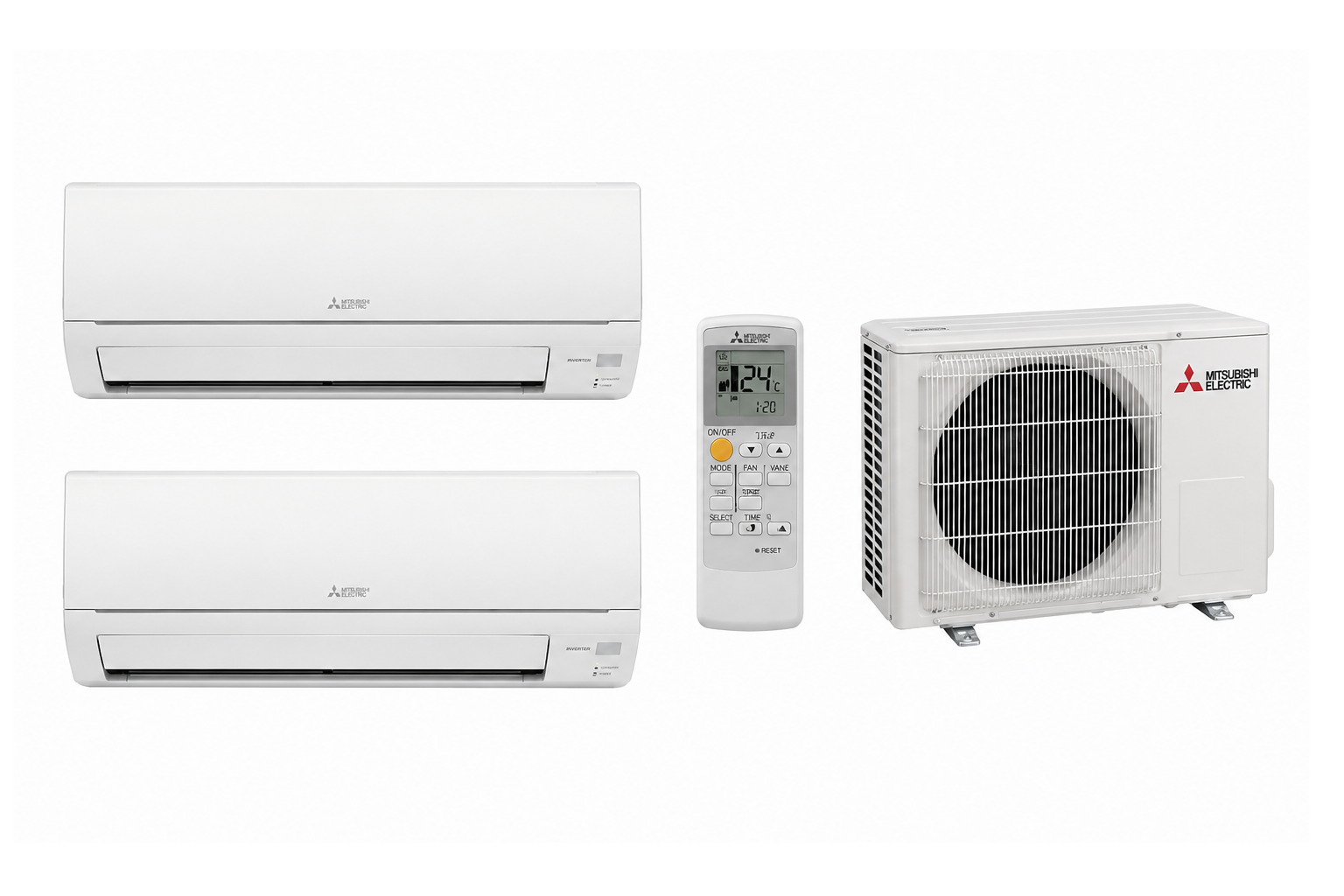 Multisplit Mitsubishi MXZ-2HA40VF cu două unități MSZ-DW25VF